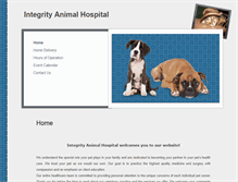 Tablet Screenshot of integrityanimalhospital.com